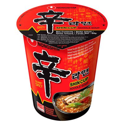 Шин рамен — стакан, острый, Nongshim, 65 гр